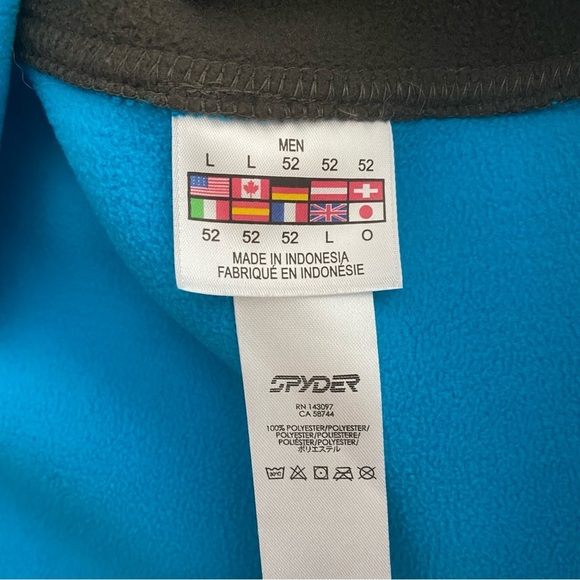 Spyder Half Zip Men’s Pullover Sz L‎ Ski Snowboard Outdoor Gorpcore Layer - Picture 7 of 7